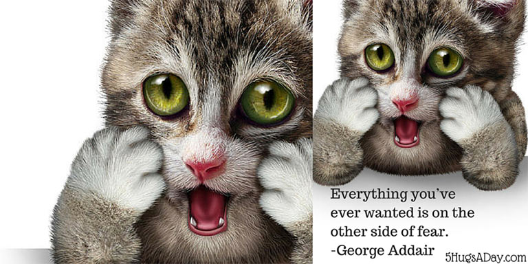Move Fear Out of the Way…and Succeed! via @5hugsaday | 5HugsADay.com